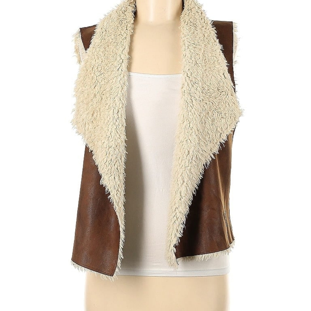 Faux Suede Vest